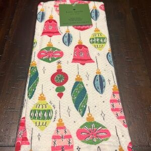 Kate Spade New York Christmas Ornament Kitchen Towels Set of 3